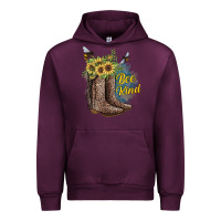 Mauve Wine Bee Kind Urban Hoodie - JahusDesignShop