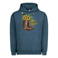 Pigment Midnight Navy Bee Kind Urban Hoodie - JahusDesignShop
