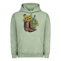 Pigment Oil Green Bee Kind Urban Hoodie - JahusDesignShop