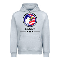 Heather Grey peacemaker eagly Urban Hoodie - linhVisuals