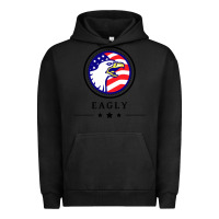 Pigment Black peacemaker eagly Urban Hoodie - linhVisuals
