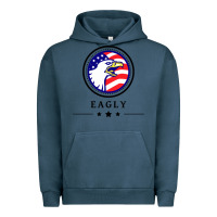 Pigment Midnight Navy peacemaker eagly Urban Hoodie - linhVisuals