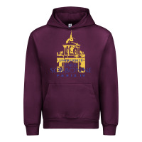 Mauve Wine universite paris la sorbonne Urban Hoodie - linhVisuals