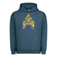 Pigment Midnight Navy universite paris la sorbonne Urban Hoodie - linhVisuals