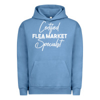 Pigment Pebble Blue certified flea market specialist t shirt Urban Hoodie - linhVisuals