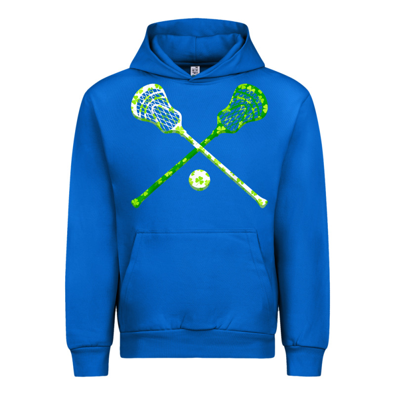 Funny Lacrosse St Patricks Day Boys Men Shamrock Ball T Shirt Urban Hoodie by linhVisuals | Teevron
