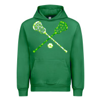 Emerald funny lacrosse st patricks day boys men shamrock ball t shirt Urban Hoodie - linhVisuals