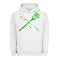 Pigment Lunar Rock funny lacrosse st patricks day boys men shamrock ball t shirt Urban Hoodie - linhVisuals