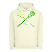 Pigment Pistachio funny lacrosse st patricks day boys men shamrock ball t shirt Urban Hoodie - linhVisuals
