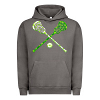 Pigment Tornado funny lacrosse st patricks day boys men shamrock ball t shirt Urban Hoodie - linhVisuals