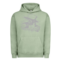Pigment Oil Green wash your damn hands Urban Hoodie - linhVisuals