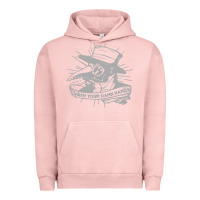 Pigment Salmon wash your damn hands Urban Hoodie - linhVisuals