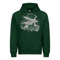 Forest Green wash your damn hands Urban Hoodie - linhVisuals