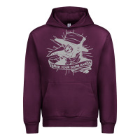 Mauve Wine wash your damn hands Urban Hoodie - linhVisuals