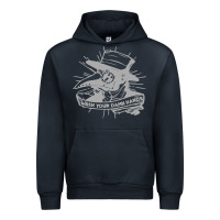 Navy wash your damn hands Urban Hoodie - linhVisuals