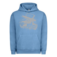 Pigment Pebble Blue wash your damn hands Urban Hoodie - linhVisuals