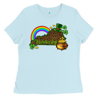 Baby Blue kentucky map st.patricks Ladies Tee - CowGirlArtShop