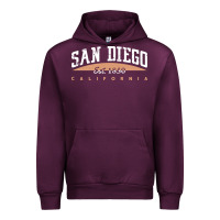 Mauve Wine san diego california Urban Hoodie - linhVisuals
