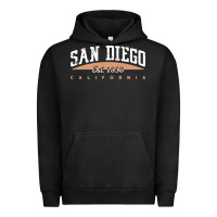 Pigment Black san diego california Urban Hoodie - linhVisuals