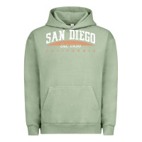 Pigment Oil Green san diego california Urban Hoodie - linhVisuals