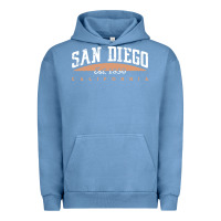 Pigment Pebble Blue san diego california Urban Hoodie - linhVisuals