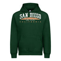 Forest Green san diego california Urban Hoodie - linhVisuals