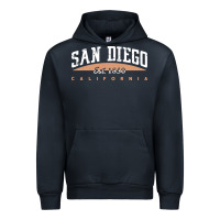 Navy san diego california Urban Hoodie - linhVisuals