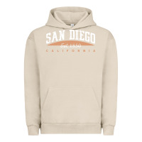 Pigment French Oak san diego california Urban Hoodie - linhVisuals