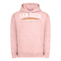 Pigment Salmon san diego california Urban Hoodie - linhVisuals