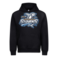 Black wilmington sharks Urban Hoodie - linhVisuals