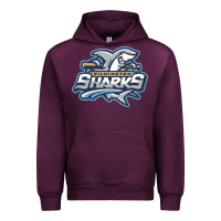 Mauve Wine wilmington sharks Urban Hoodie - linhVisuals