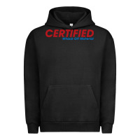 Pigment Black whack  off Urban Hoodie - linhVisuals