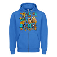 True Royal jesus is the anchor of my soul Zipper Hoodie - AdoDesignShop