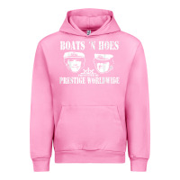Fuchsia Pink boats n hoes funny meme t shirt Urban Hoodie - linhVisuals