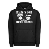 Pigment Black boats n hoes funny meme t shirt Urban Hoodie - linhVisuals