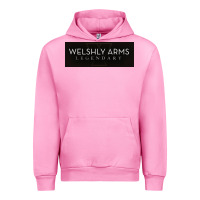 Fuchsia Pink welshly arms 005 Urban Hoodie - linhVisuals