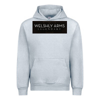 Heather Grey welshly arms 005 Urban Hoodie - linhVisuals