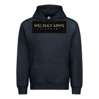 Navy welshly arms 005 Urban Hoodie - linhVisuals