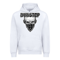White dubstep shirt   electronic music lover gift for men  women Urban Hoodie - linhVisuals