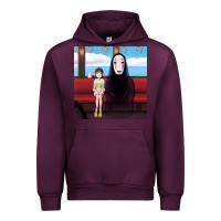 Mauve Wine spirited away (3) Urban Hoodie - linhVisuals