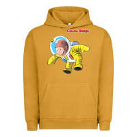 Pigment Peanut Butter curious george happy astronaut portrait t shirt Urban Hoodie - linhVisuals