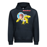 Navy curious george happy astronaut portrait t shirt Urban Hoodie - linhVisuals