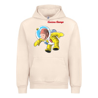Sandshell curious george happy astronaut portrait t shirt Urban Hoodie - linhVisuals