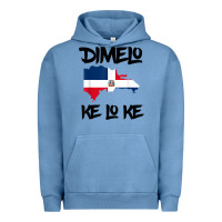 Pigment Pebble Blue dimelo ke lo ke dominican republic shirt for men woman kids t shirt Urban Hoodie - linhVisuals