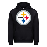 Black pittsburgh SPORT Urban Hoodie - linhVisuals