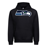 Black seattle sports Urban Hoodie - linhVisuals