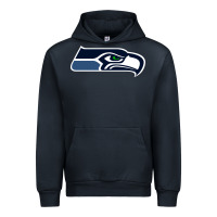Navy seattle sports Urban Hoodie - linhVisuals