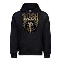 Black Rush grey Urban Hoodie - linhVisuals