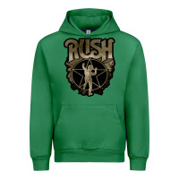 Emerald Rush grey Urban Hoodie - linhVisuals