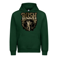 Forest Green Rush grey Urban Hoodie - linhVisuals